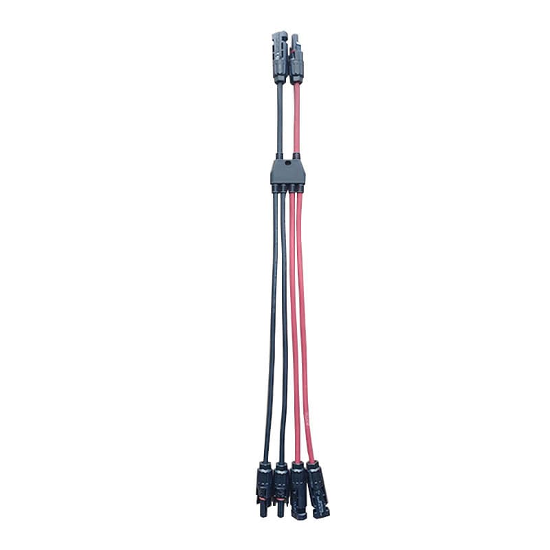MC4 Connector Solar Connector 2 to 4 2 to 6 Cable Solar Panel Y Branch Connector