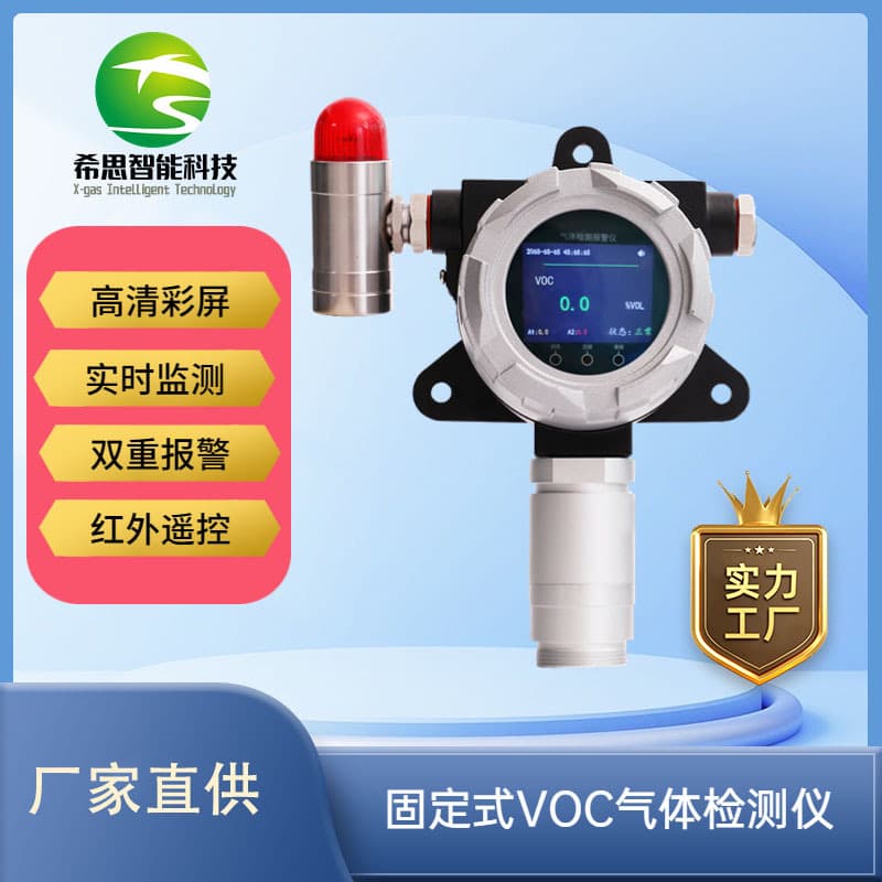 Fixed VOC Benzene Xylene Detection Alarm High-Precision VOC Over-Limit Alarm Device Online Monitor