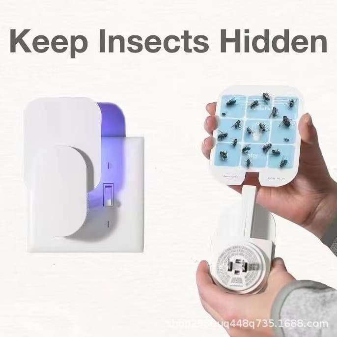 New Cross-Border Sticky Mosquito Trap Plug-in Flying Insect Catcher Pet Home Fly Fruit Fly Mosquito Sticky Trap