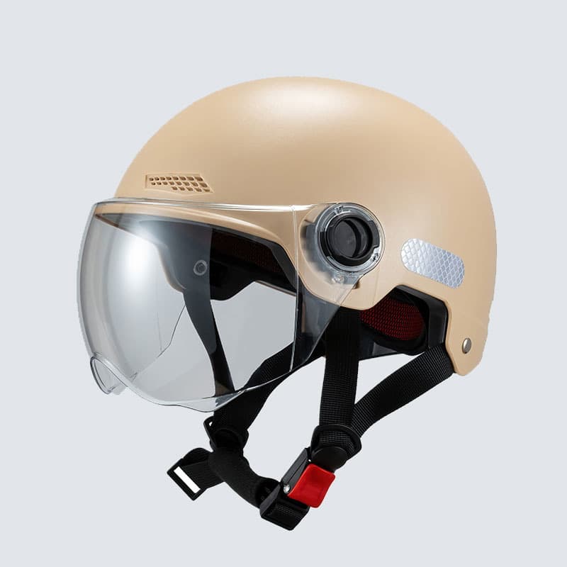 New National Standard 3C Certified Electric Scooter Helmet Unisex Electric Motorcycle Summer Riding Safety Helmet All-Season Universal