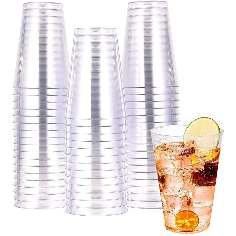 Disposable plastic transparent aviation cup holiday party dessert cup drink cup thickened plastic juice crystal cup