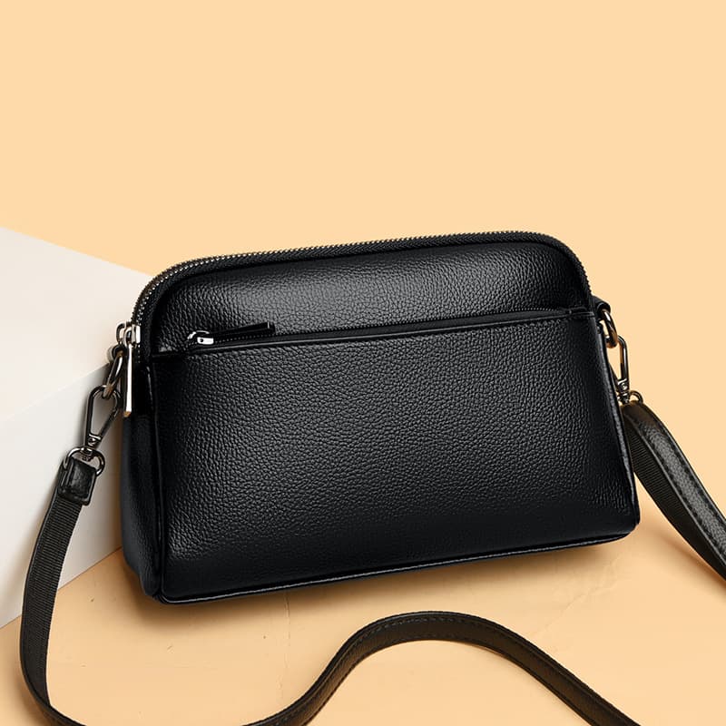 Fashionable Soft Leather Crossbody Bag Small Square Single Shoulder Ladies Bag Versatile Stylish New Hot Sale Of The Season Hand