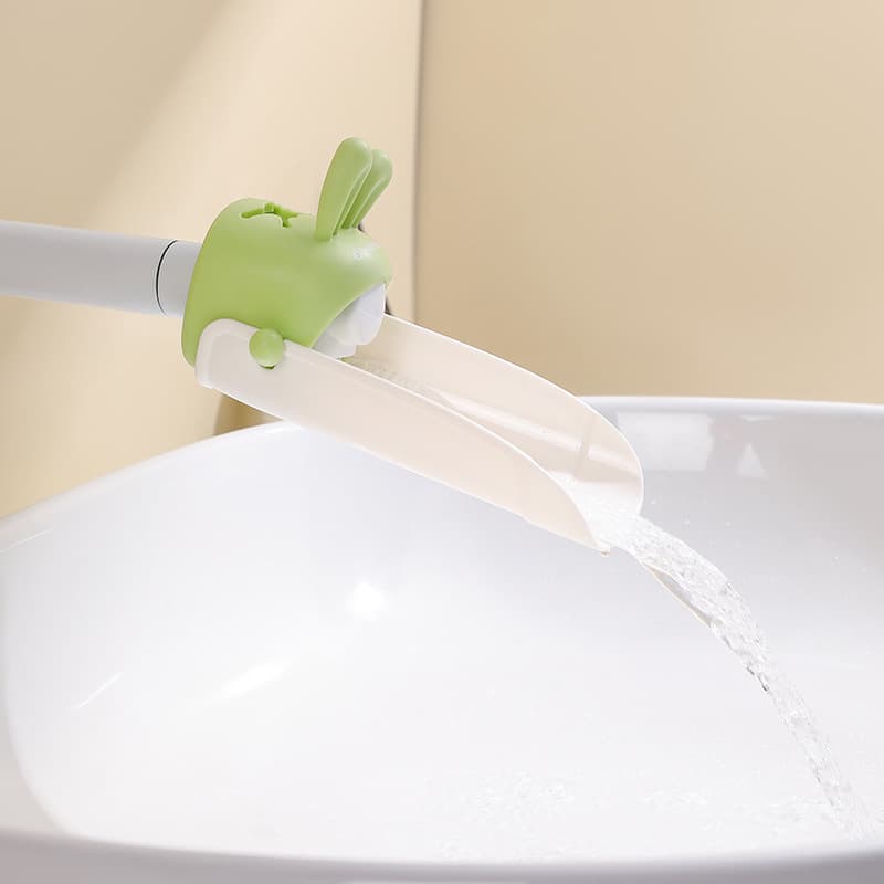 Household Children's Cartoon Faucet Extender Splash-Proof Bathroom Kitchen Faucet Adorable Rabbit