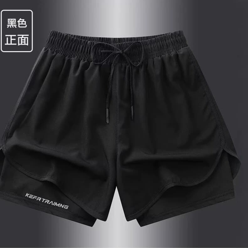 Running and swimming four-quarter shorts men's 2026 summer basketball sports running casual loose five-quarter beach pants