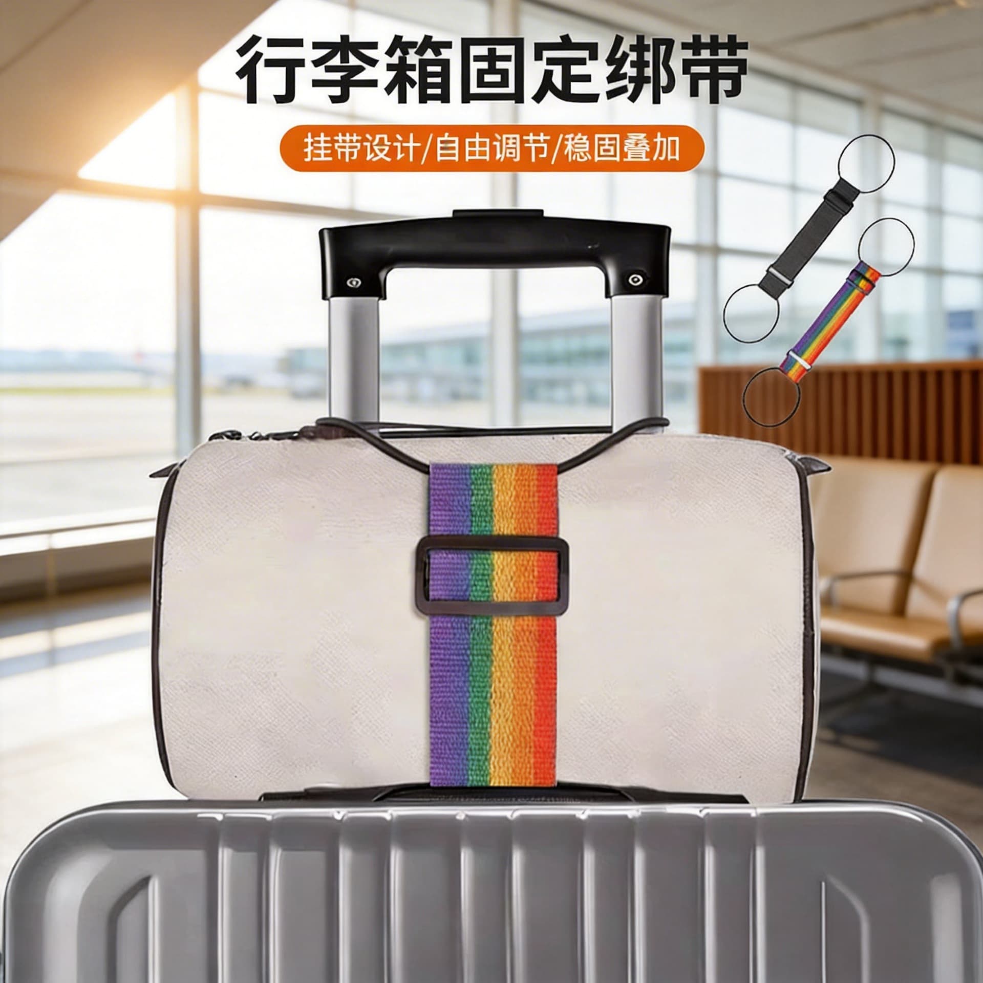 Business Trip Suitcase Packing Strap Travel Bag Fixed Hanging Strap Storage Box Elastic Cord Bundling Strap Backpack Strapping Belt