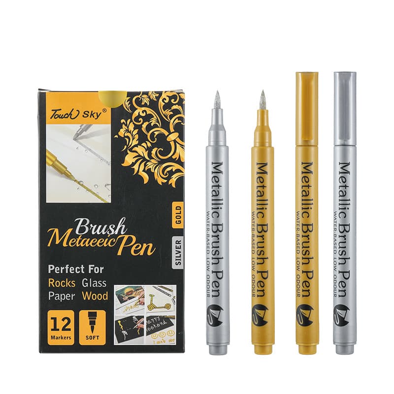 Gold and Silver Paint Photo Paper Photo Album DIY Black Cardstock Dedicated Wax Seal Highlight Marker Gel Pen