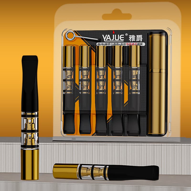 Yajue Dual-Core Magnetic Filter Cigarette Holder Men's Three-Use Reusable Washable Filter YJ176