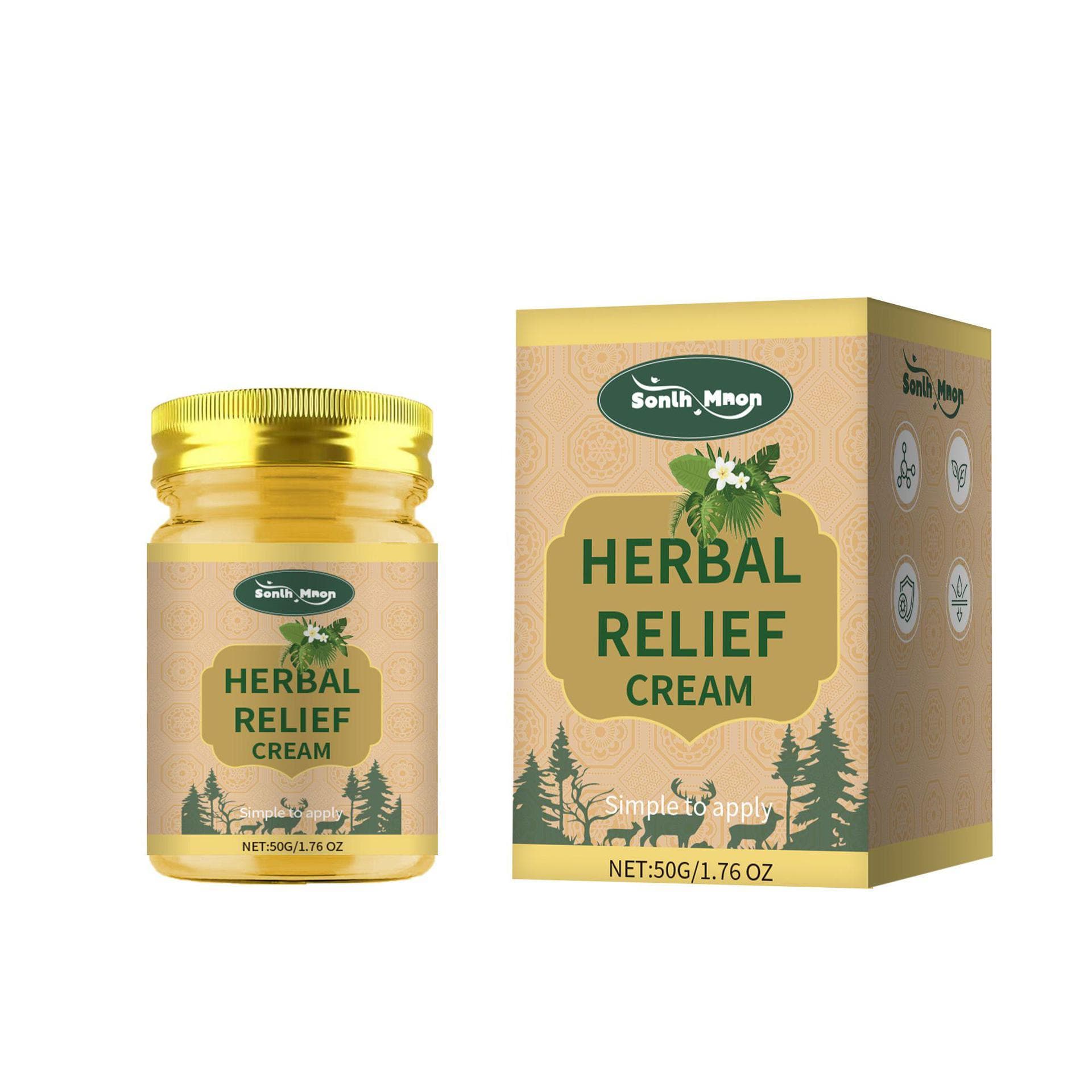 Sonlh Herbal Care Cream Herbal Soothing Body Skin Joint Muscle Massage Care Balm