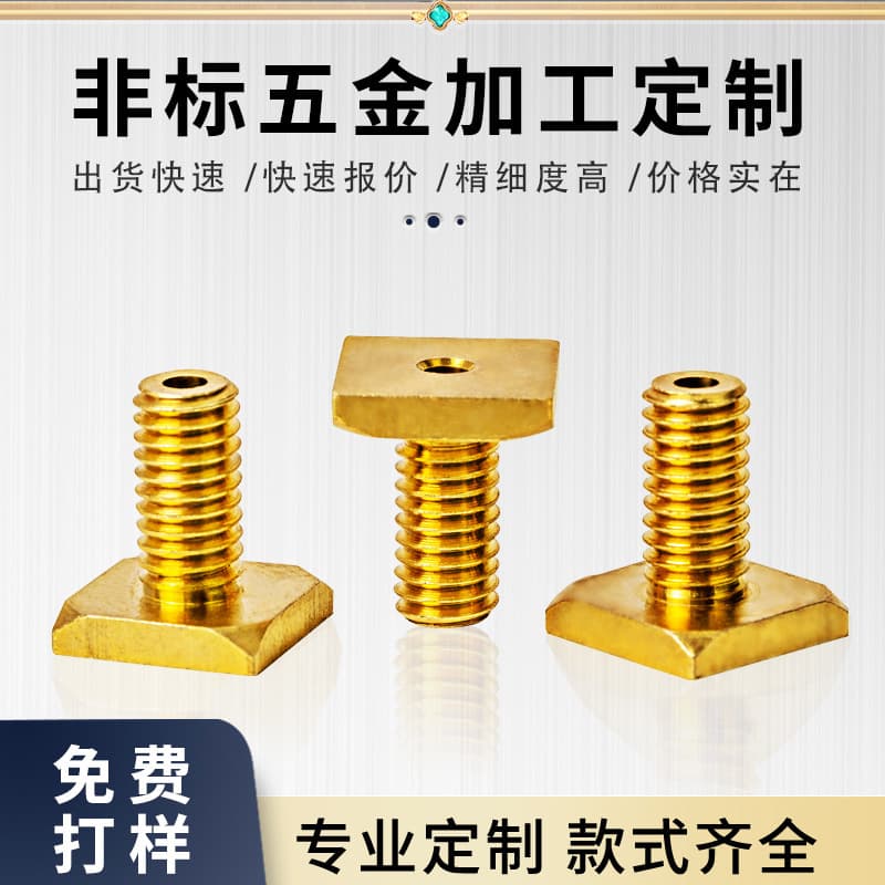 Xiamen centering machine processing non-standard precision hardware, brass non-standard parts processing, fully automatic CNC lathe processing