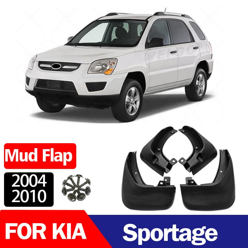 Compatible with 2004-2010 Kia Sportage Fender Mud Flap Mud Guard Accessories