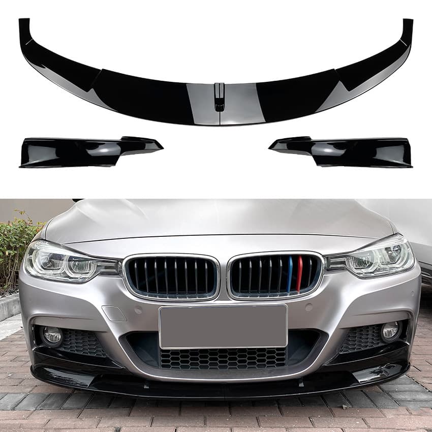 For BMW 3 Series F30 F31 M-Tech 320i 2013-2019 Front Lip Front Spoiler Front Bumper Corner Modification