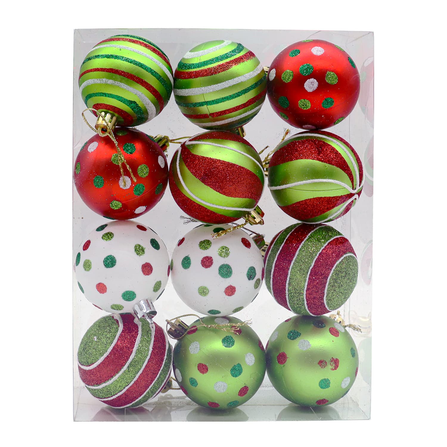 Amazon Hot Selling Christmas Ball Set Christmas Tree Hanging Balls Holiday Decoration Gift Box Electroplated Balls