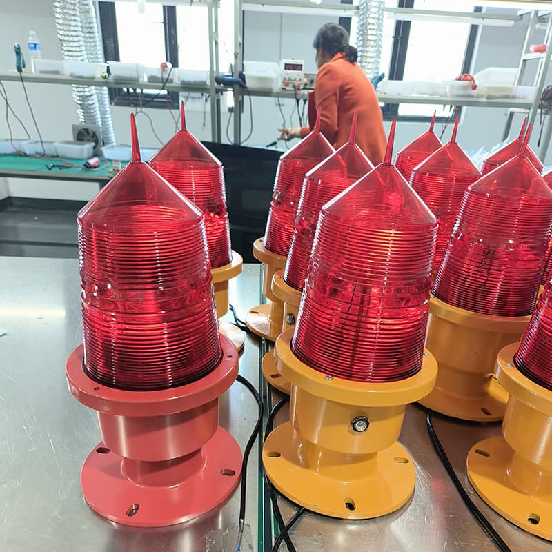 155 LED High-Rise Strobe Light Medium Intensity Aviation Obstacle Light Tower Bridge Warning Light