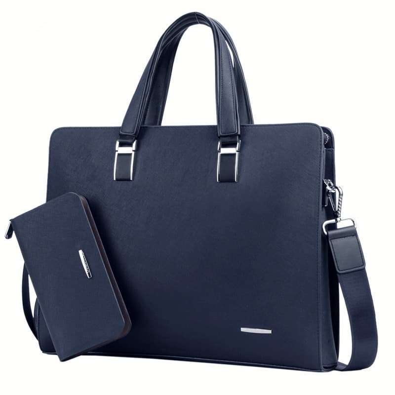 Men's portable briefcase, horizontal business bag, men's computer bag, casual backpack, shoulder bag, large capacity, cross-border exclusive