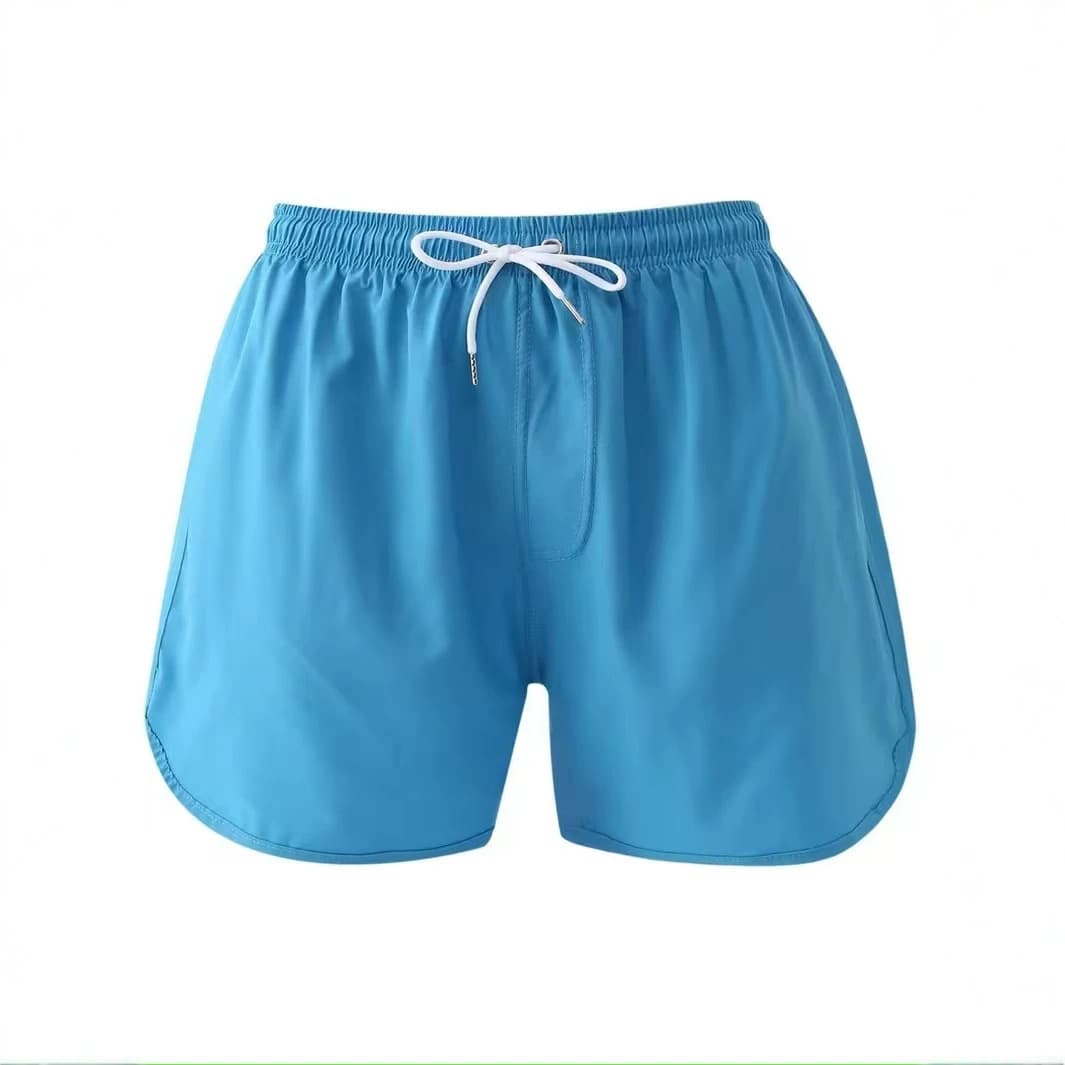 Cross-border Men's Shorts Drawstring Waist Casual Sports Shorts Men Cotton Linen Jogger Pants Beach Half Pants Fashion Fitness