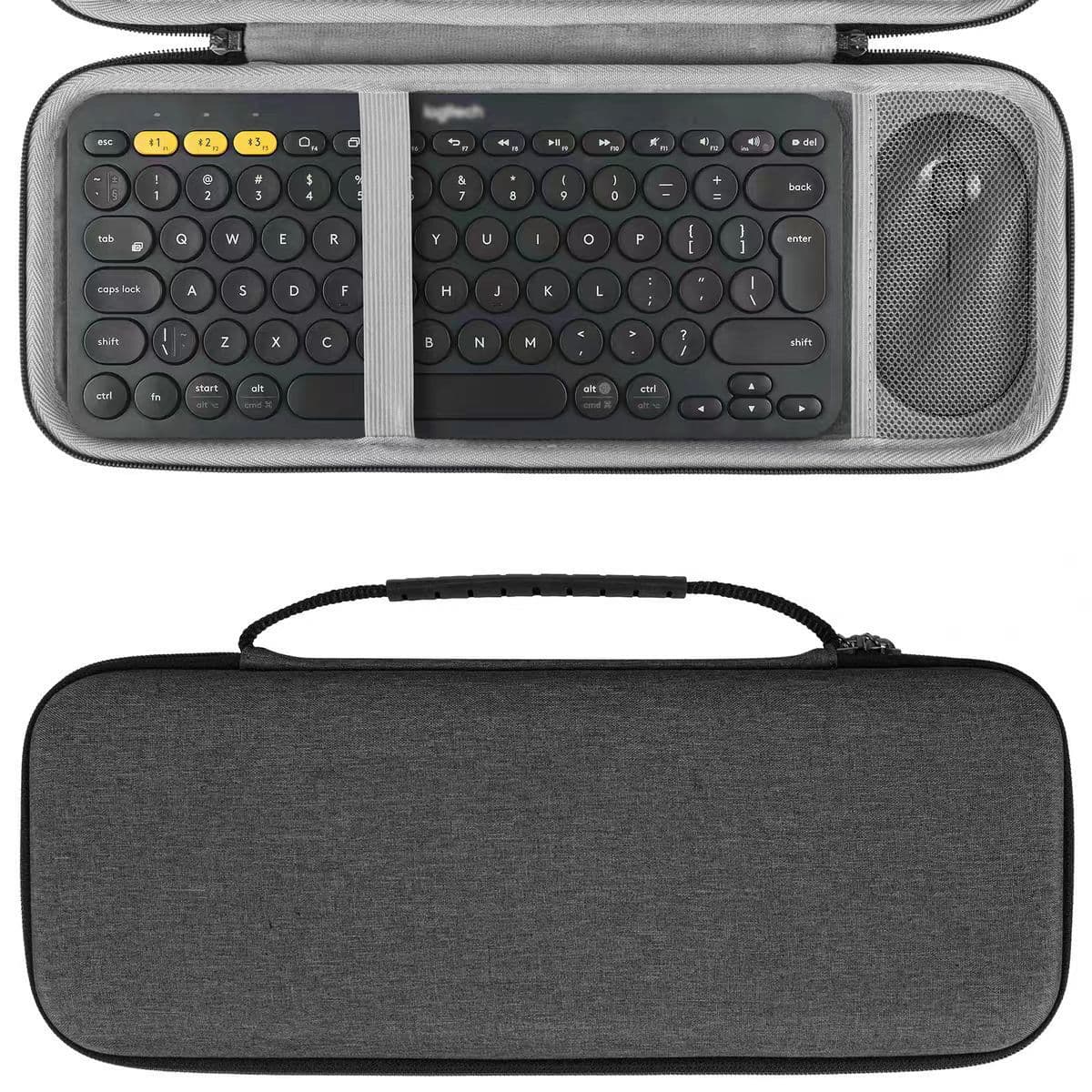 For Logitech K380 PEBBLE 2 COMBO Keyboard and Mouse Set Keyboard Storage Bag Portable Storage Box