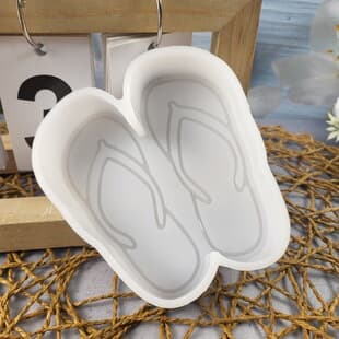 Z0117 Flip-Flop Aroma Mold Crystal Epoxy Silicone Mold DIY Decoration Silicone Mold