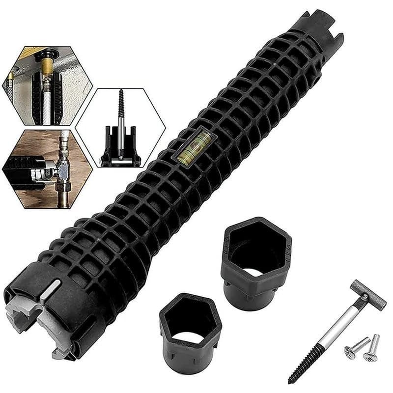 Sink Plumbing Wrench Water Installation Tool Household Water Pipe Faucet Sink Angle Valve Maintenance Disassembly