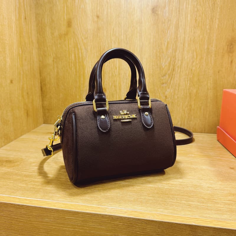 Premium Bag for Women 2026 New Style Vintage Boston Bag Frosted Versatile Commuter Handbag Shoulder Crossbody Bag