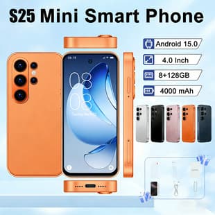 TK New S25mini Mini Smart Small Phone 4.0-inch 16+1T HD Screen S26Ultra Mini Phone