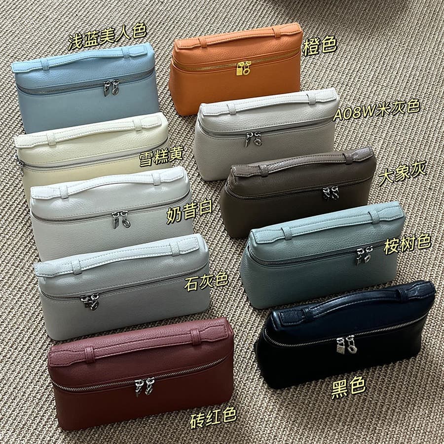 lp19 Genuine Leather Versatile Lunch Box Bag Top Layer Cowhide 2023 New Style Gigi Same Style Single Shoulder Crossbody Women's Bag