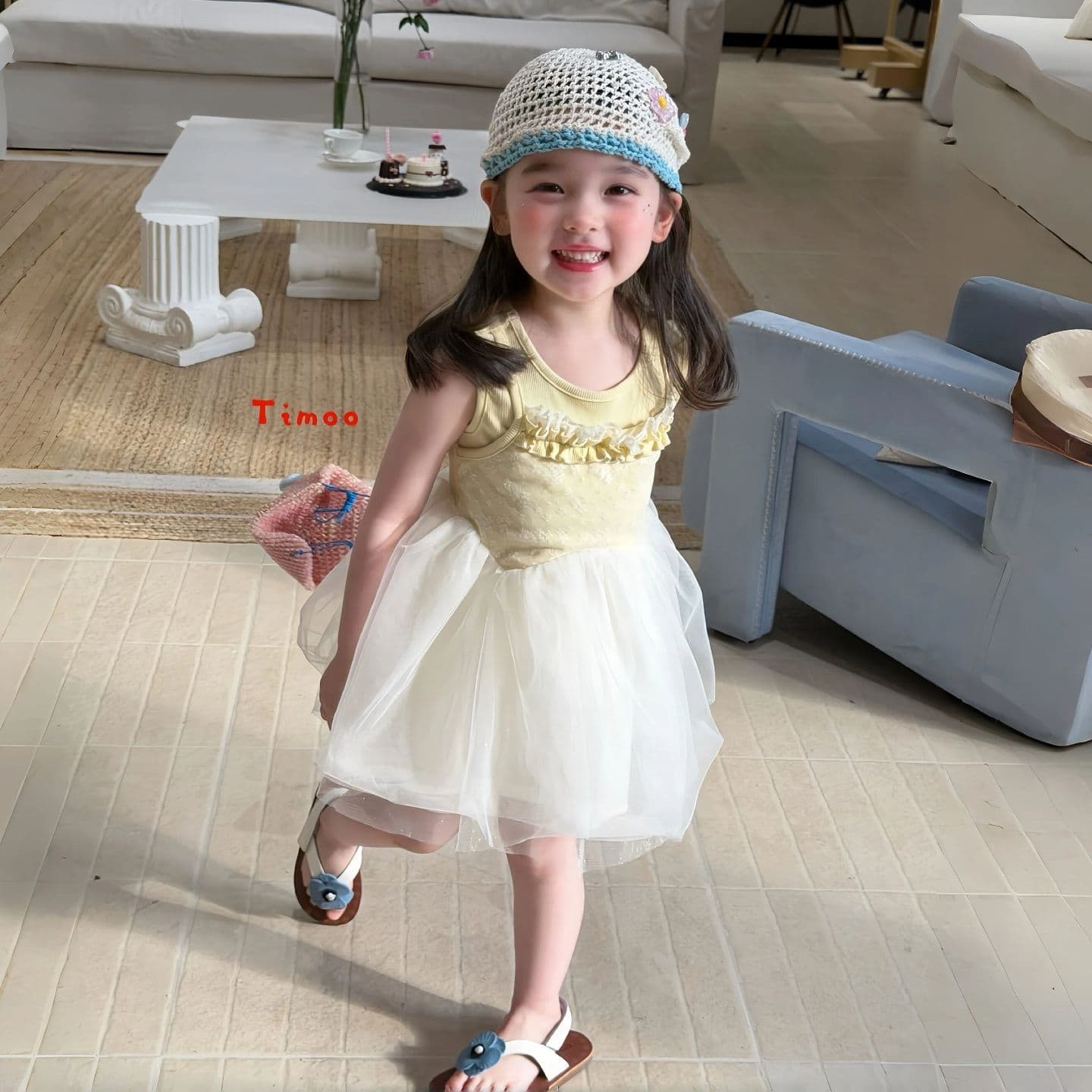 Girls Dress Summer New Children's Princess Dress Mesh Skirt Baby Girl Puff Skirt Birthday Dress Children's Clothing Skirt