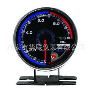 Cross-border Car Modified Boost Gauge 2.5 inch 60mm Turbo Boost Gauge with Mounting Bracket Black Face