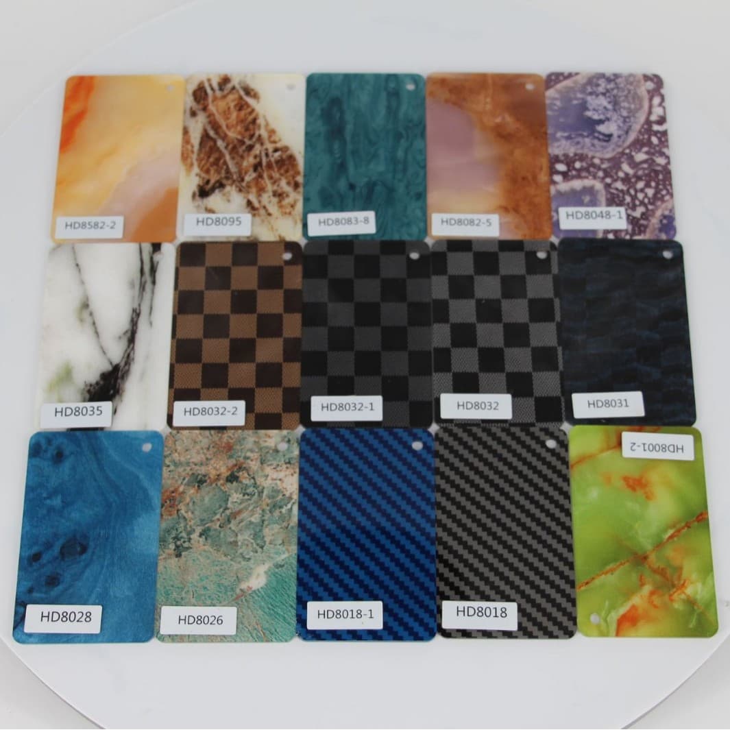 Factory direct sale imitation wood grain acrylic for desktop decoration, eco-friendly high-grade decorative organic glass, premium wood grain panels.