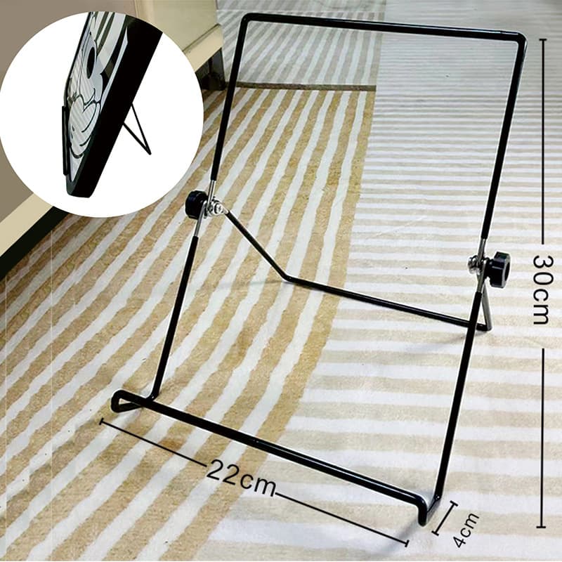 Enlarged Portable Metal Wire Foldable Monitor Stand for Laptop and Desktop Tablet