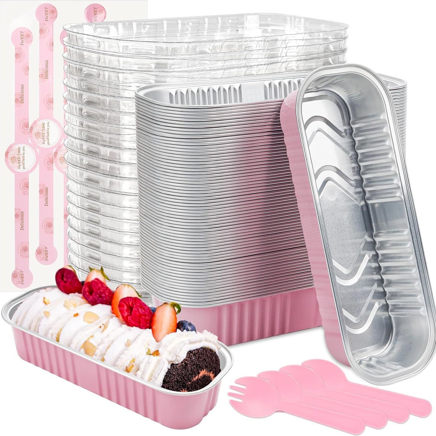 Durian cheese box, rectangular, air fryer, foil baking, bread baking, oven, aluminum foil lunch box, disposable takeout.