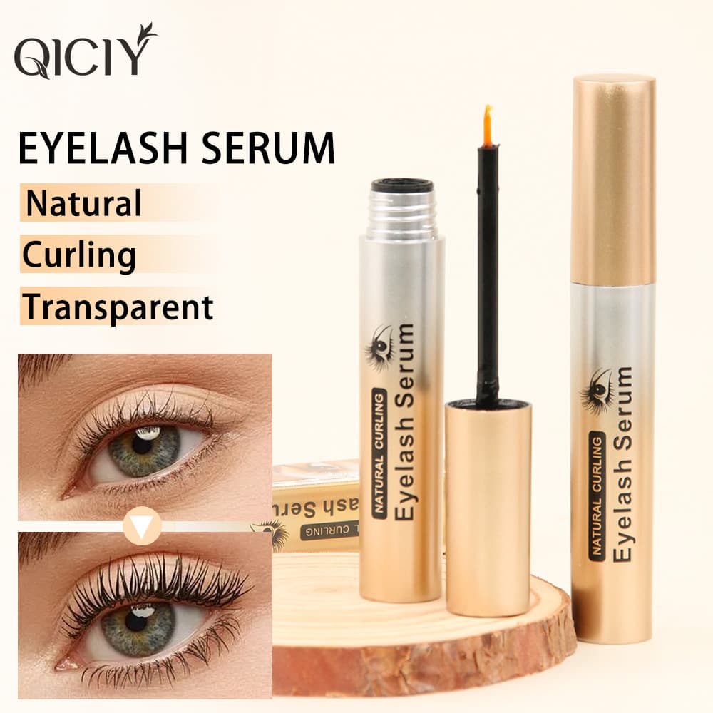 Eyelash Serum Black Curling Eyelash and Eyebrow Care Liquid Makeup Setting