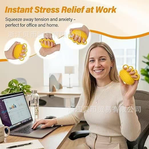 Cross-Border Hand Exercise Stress Ball Finger Grip Strength Trainer