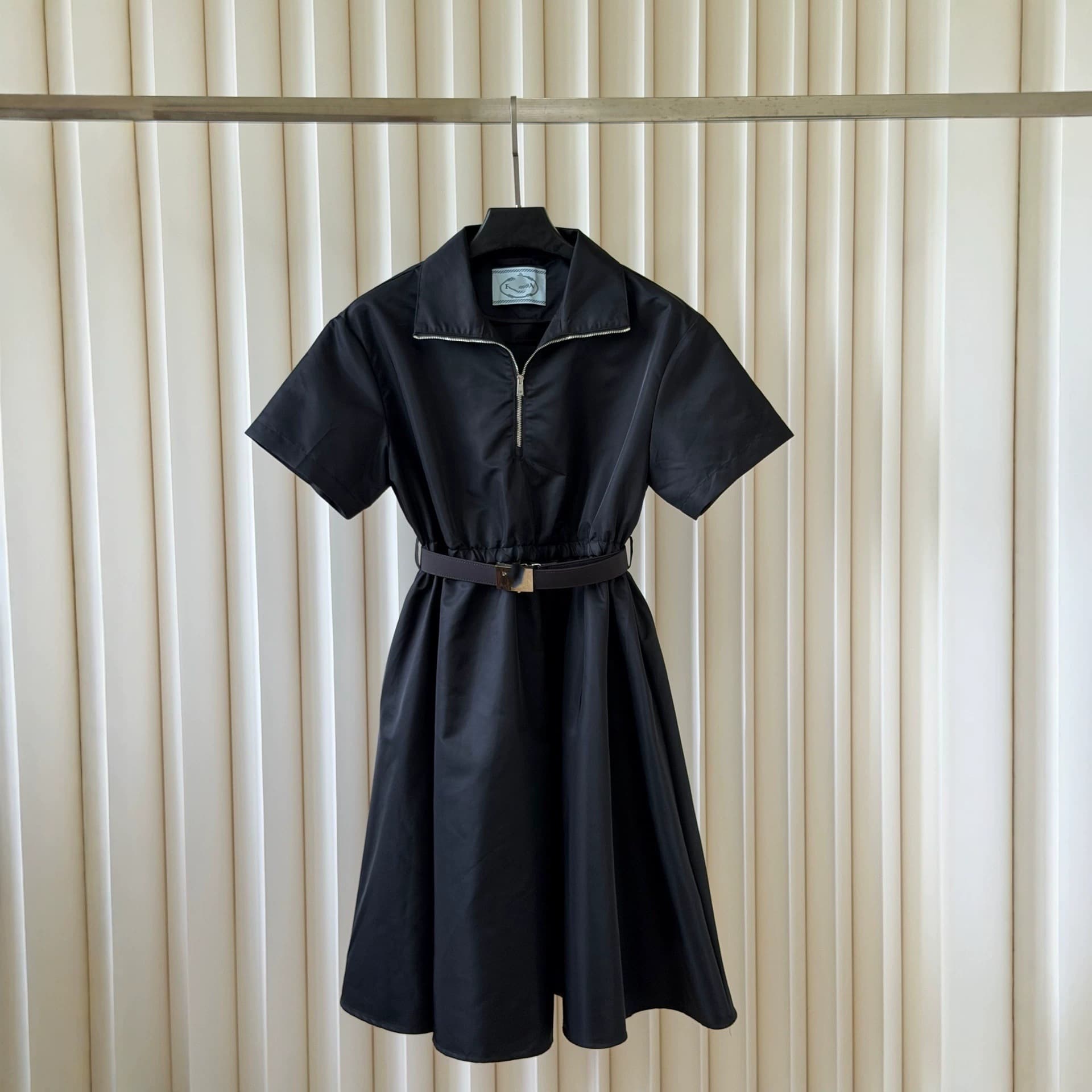 High quality ceiling original standard pra home triangle iron standard black nylon waist ribbon decorative dress for women
