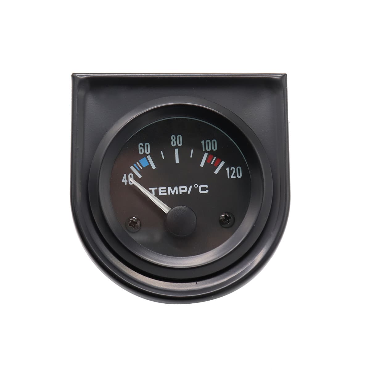 Cross-border wholesale 52MM black single water temperature gauge with bracket 12V racing modification accessories car gauge