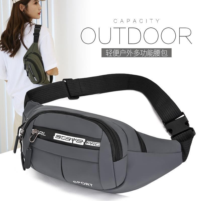 Wholesale Waterproof Men's Waist Bag for Business, Phone Waist Bag, Unisex Outdoor Casual Crossbody Chest Bag