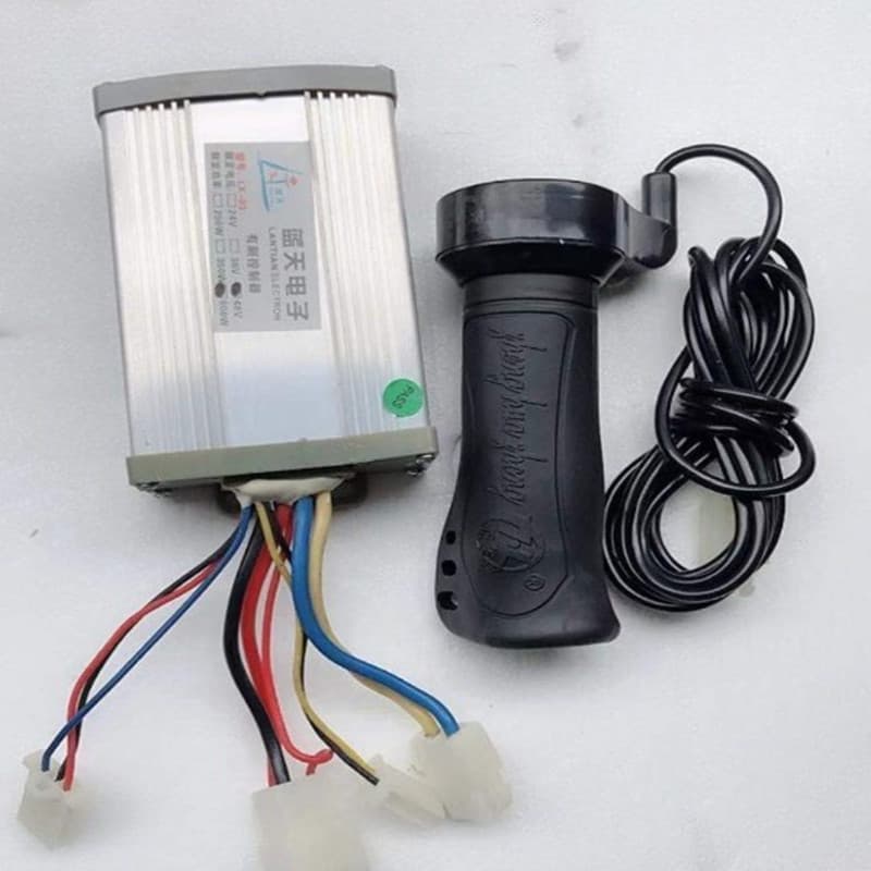 24V 800W Brushed Blue Sky Controller with Extended Throttle Cable
