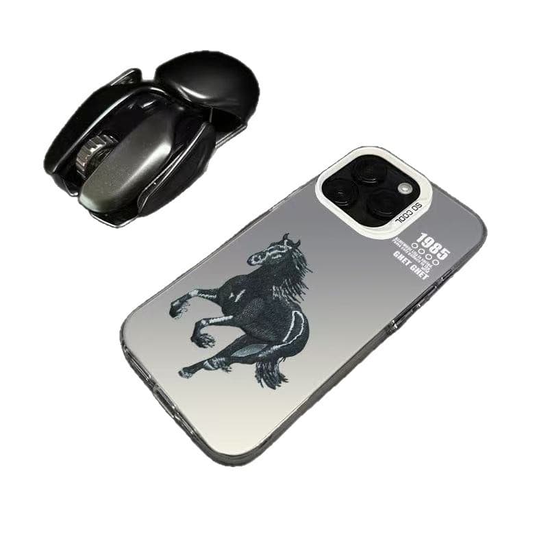New Sweat Blood Horse Compatible iPhone 17 Case, Apple 16 Pro Max/15 Shockproof 14 Pro 13 Personalized 12