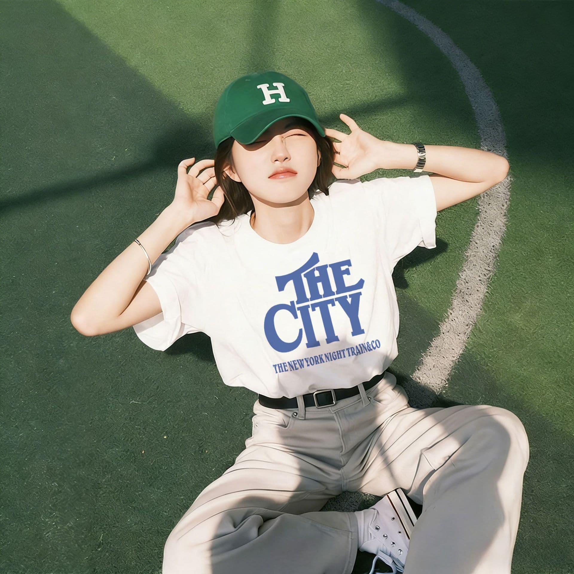 Women's Short Sleeve T-Shirt 2026 Summer New Korean Style Ins Loose Crew Neck Top T-Shirt Base Shirt