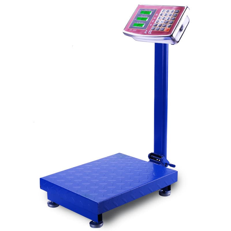Jinwang Electronic Scale 300kg Large Platform Scale kg/jin Commercial Express Scale 100kg Vegetable Scale Multi-function Platform Scale