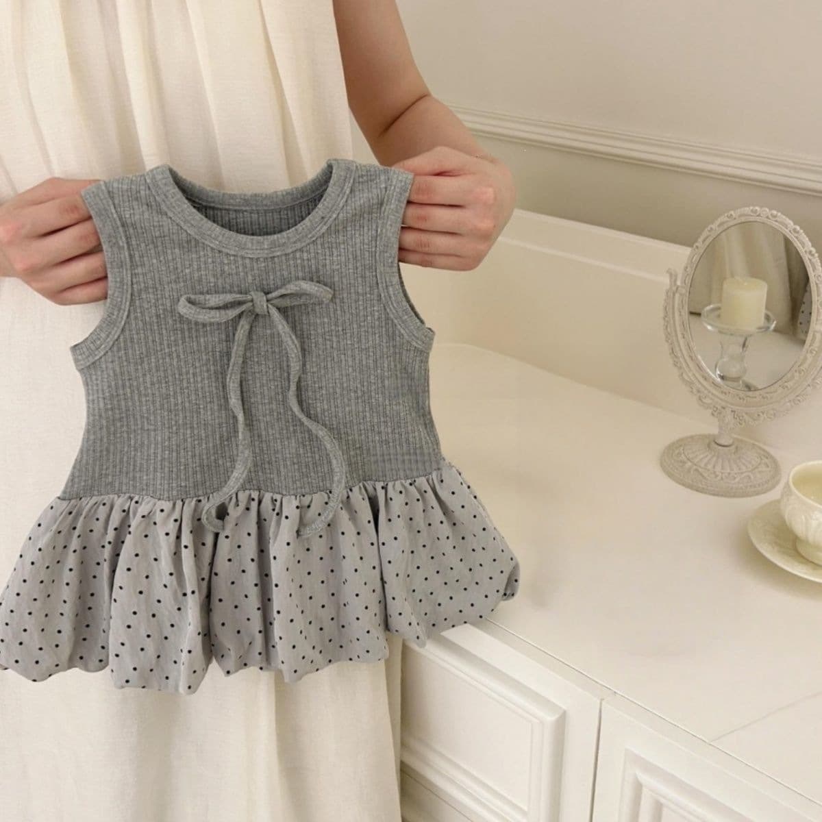 Girls Summer Fashionable Princess Modal Vest Dress Kids Sweet Puffy Dress Baby Cute Cake Dress