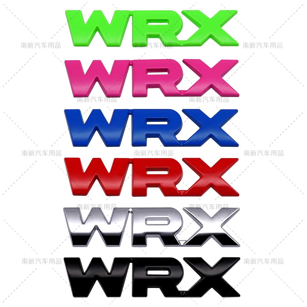 WRX label suitable for Subaru personalized modified car sticker WRX tail label