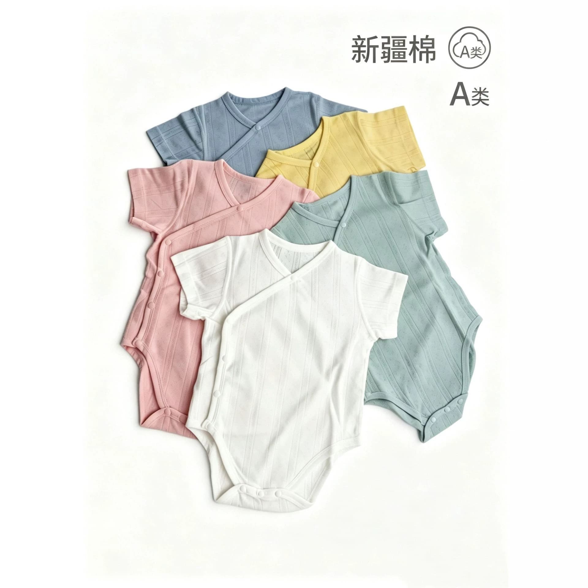 Baby summer hoodie, baby summer triangle hoodie, short-sleeved slanted newborn mesh hoodie, boneless crawling suit
