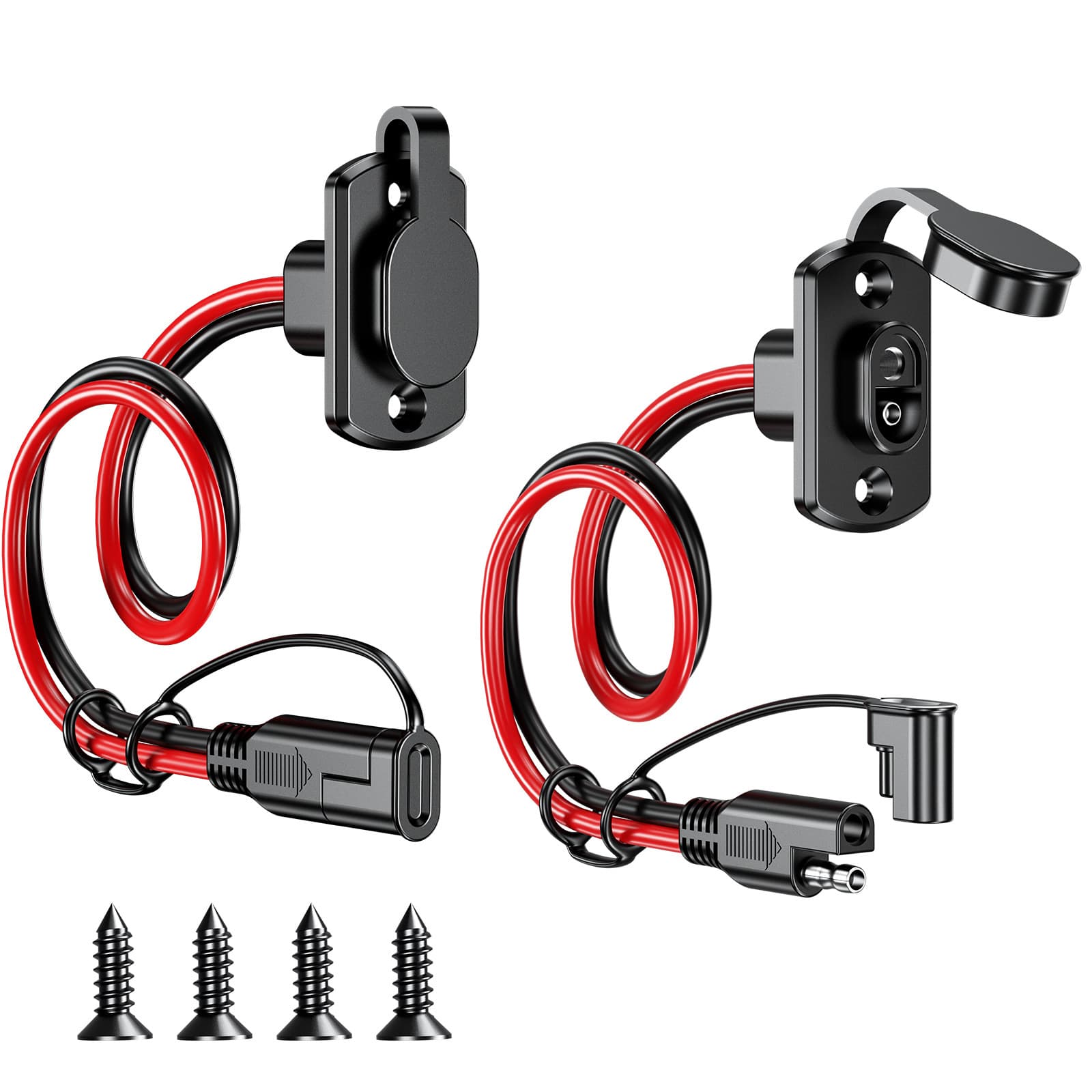 Factory direct sales of SAE power cords, SAE extension cables, all-copper car battery/solar cell connection cables.