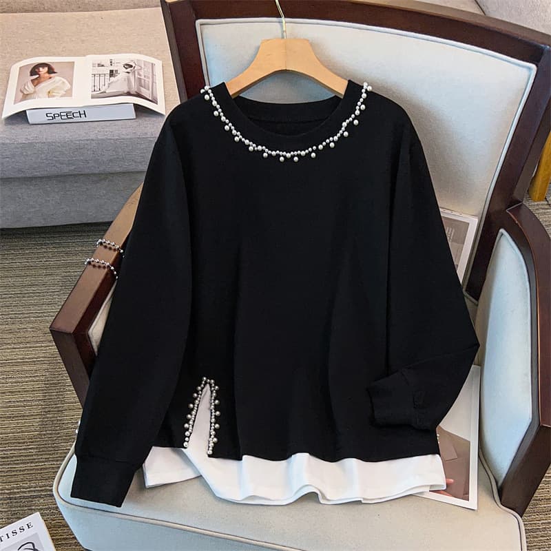 200/350 Jin Large Extra Plus-Size Up to 300 Jin Loose Autumn Hoodie Bust 150/160/170 - Item 7120