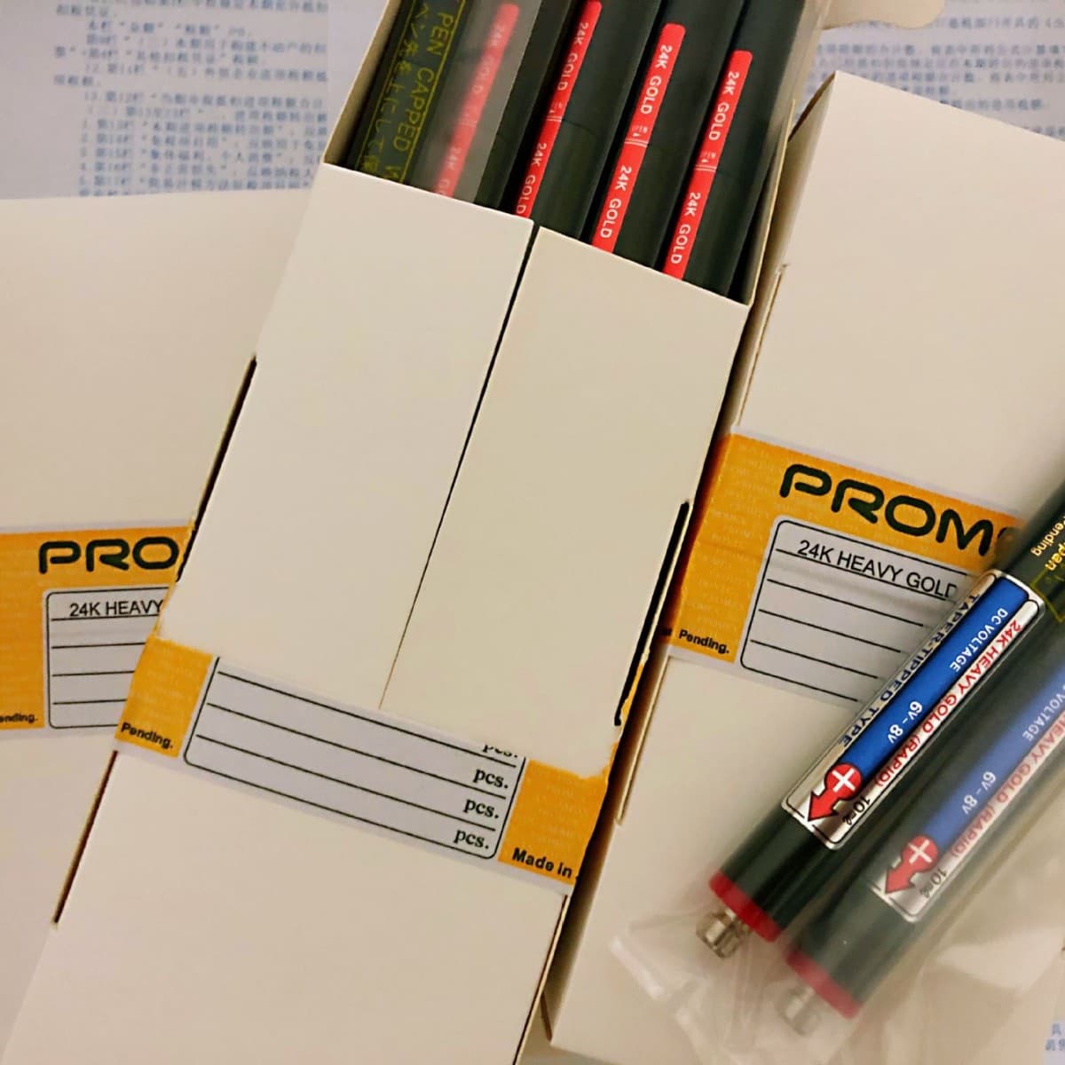 24K Gold Plating Pen, Gold Repair Pen, Promos 24k Heavy Gold Rapid Electroplating Pen, PCB Gold Repair Pen