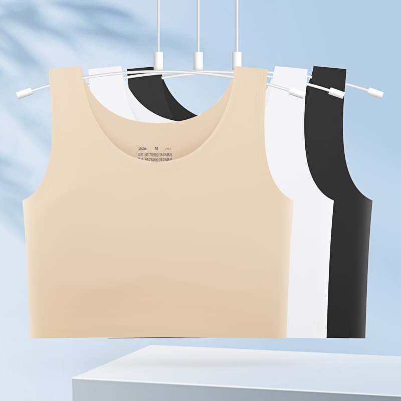 Xinpan 2016 Seamless Chest Binder Invisible Compression Bra for Large Chest, Flat Look, Cosplay Chest Reducer for Women
