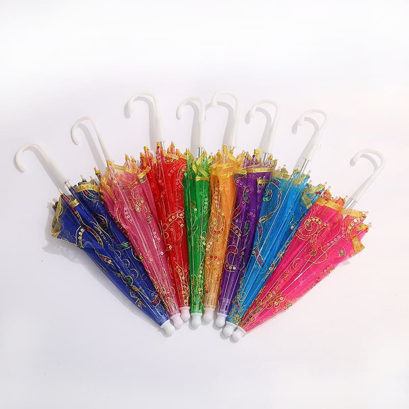Mini Craft Lace Umbrella: Toy Umbrella, Decorative Umbrella, Studio Photography Prop, Dance Umbrella, Scenic Spot Souvenir Wholesale