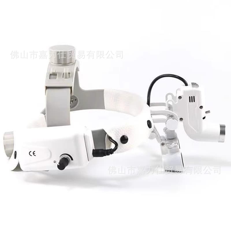 Dental Magnifying Loupes Headband-Mounted Glasses for Oral, ENT, Surgical, Orthopedic Examination with Headlamp Illumination
