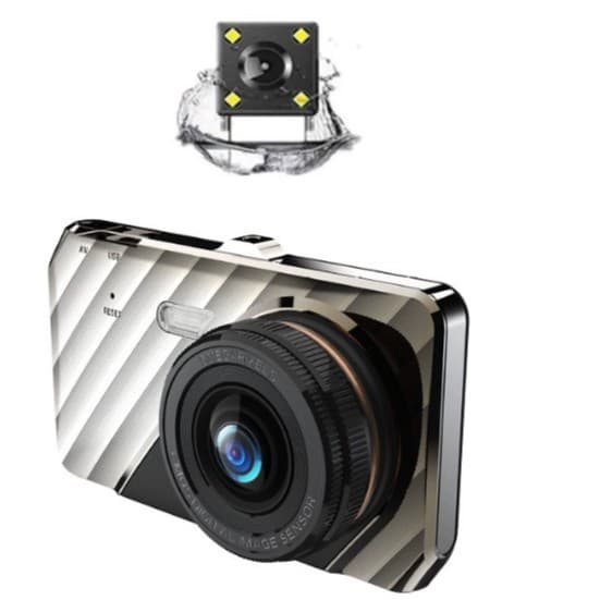 4-inch driving recorder front and rear dual recording high-definition 1080P night vision driving recorder dash cam dropshipping