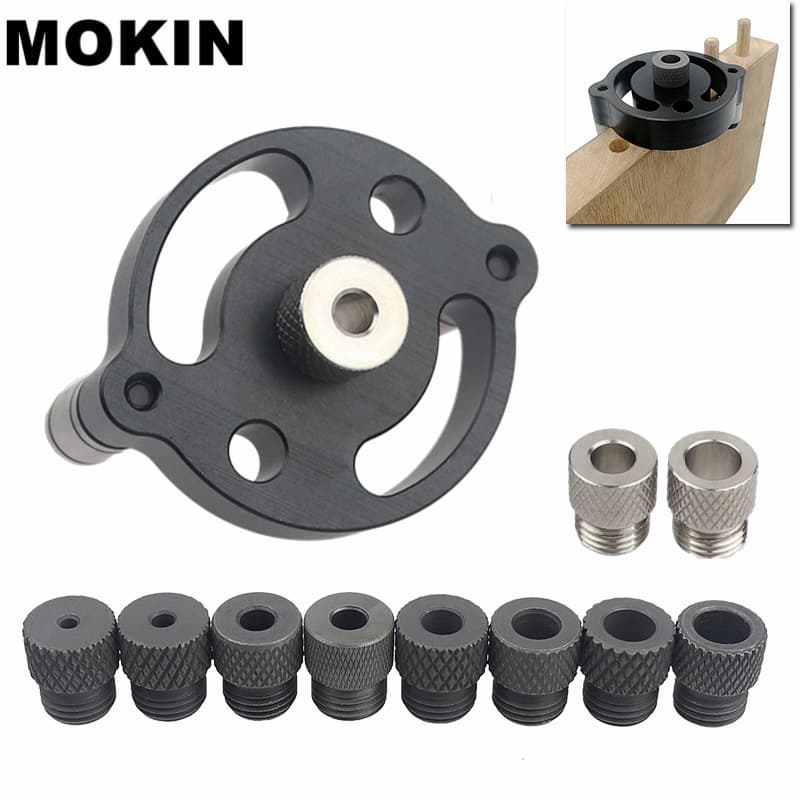 Woodworking straight hole punch 2-10mm hole punching positioner self-centering wood tip hole opener punching tool
